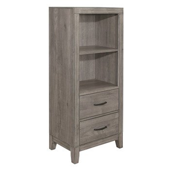 Woodrow - Pier/Tower Nightstand - Gray