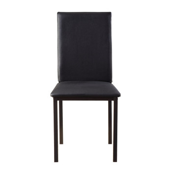 Tempe - Faux Leather Side Chair (Set of 4) - Black