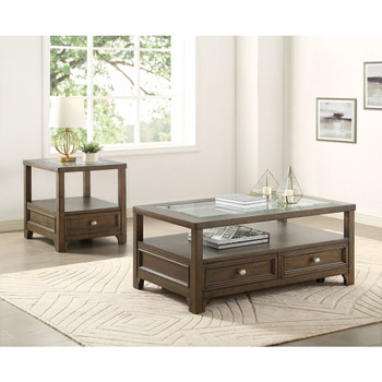 Auburn - Cocktail Table - Brown