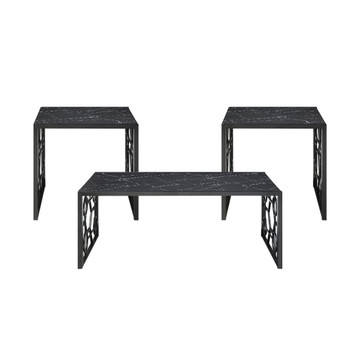 Melody - 3 Piece Pack Occasional Set - Black