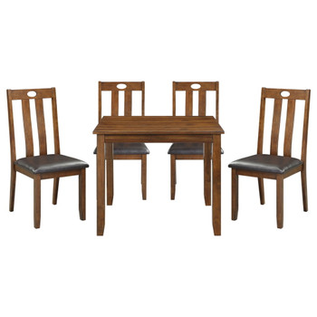 Weston - 5 Piece Pack Dinette Set - Brown
