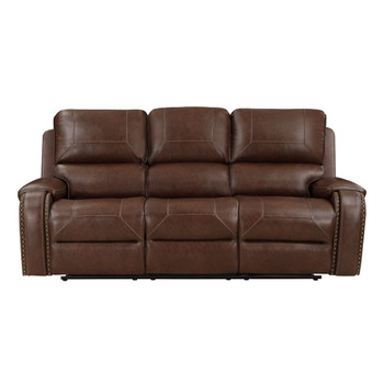 Newnan - Double Reclining Sofa  - Gray
