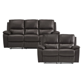 Dawson - Sofa & Loveseat - Brown
