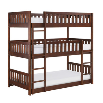 Rowe - Triple Bunk Bed - Cherry