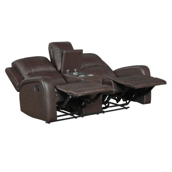 Austin - Double Reclining Loveseat With Center Console -