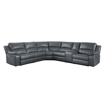 Falun - 6 Piece Modular Power Reclining Sectional