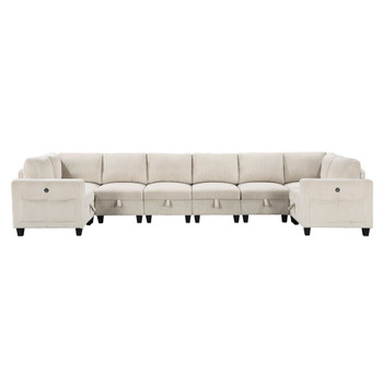 Walterboro - Sectional With Storage, Storage Pouches And Charging Ports
