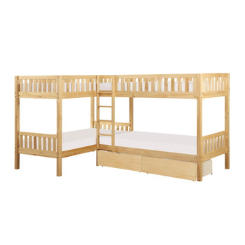 Bartly - Corner Bunk Bed