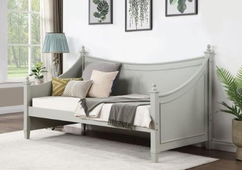DARIEL Wood Light Gray Daybed 