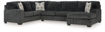 Hollyview - 3-Piece Sectional With Raf Corner Chaise - Shadow