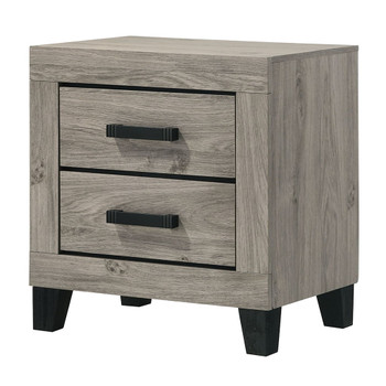 Mari - Nightstand - Light Gray Finish