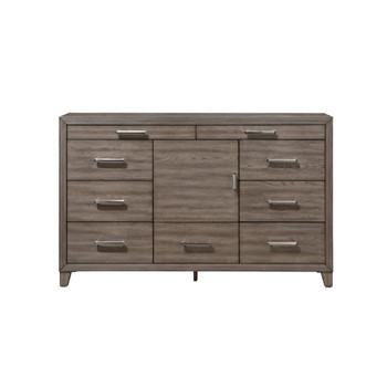 Harrisburg - 9 Drawer Dresser - Walnut