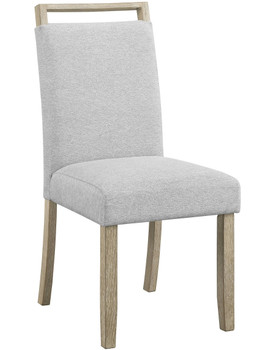 BAYSIDE Greige 19" Wide Dining Chair