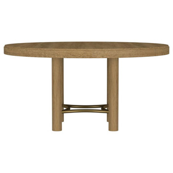 Arini - 60" Round Wood Dining Room Table - Sand Wash