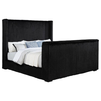 Centergrove - Upholstered Wingback TV Bed