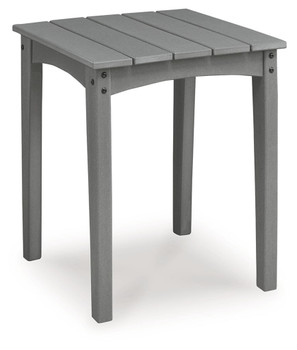 Cove Beach - Square End Table - Gray