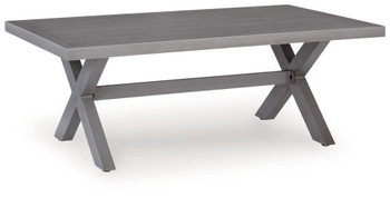 Half Moon Beach - Rectangular Cocktail Table - Gray