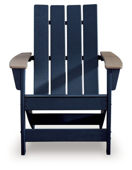 East Beach - Adirondack Chair - Black / Beige