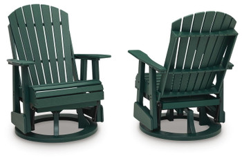 Shell Beach - Swivel Glider Chair - Green