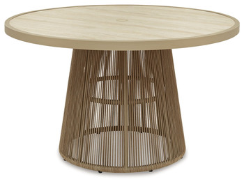 Orchard Beach - Outdoor Dining Table - Beige