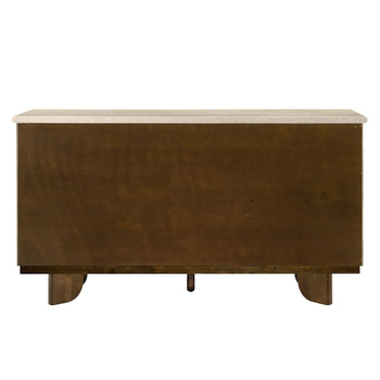 Kasha - Server With Marble Top Top - Vintage Oak
