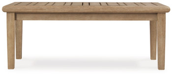 Carter Hall - Rectangular Cocktail Table - Beige