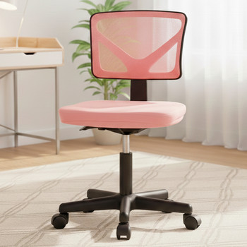 VIMOSE Pink 18" Wide Office Chair