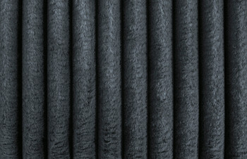 BOCELLI Dark Gray Corduroy 151" Wide x 65" Depth Oversized Double-Chaise Sectional