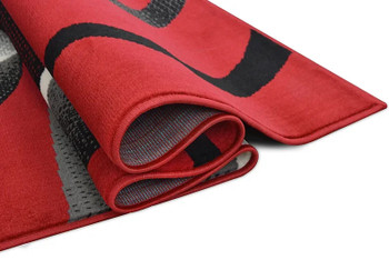 RENAURD Red 5' x 7' Area Rug