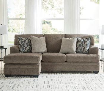 MATHEW Nutmeg 92" x 62" Reversible Sofa Chaise