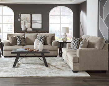 MATHEW Taupe Sofa & Loveseat
