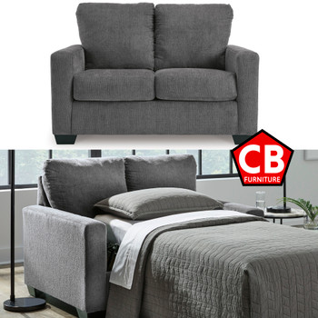 ELOWEN Gray 54" Wide Twin Size Sofa Sleeper