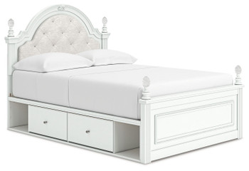 Kozlani - Upholstered Panel Storage Bed