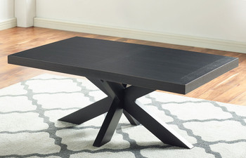 OAKLEY Espresso Black 48" x 28" Coffee Table