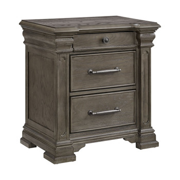 Kings Court - 3-Drawer Nightstand (Sliding Top)
