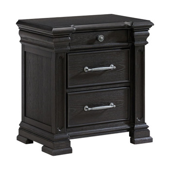 Kings Court - 3-Drawer Nightstand (Sliding Top)