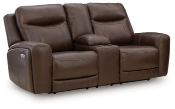Gravier - Power Reclining Loveseat With Console / Adjustable Headrest - Cordova