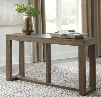 LOGAN Brown 64 Inch Sofa Table