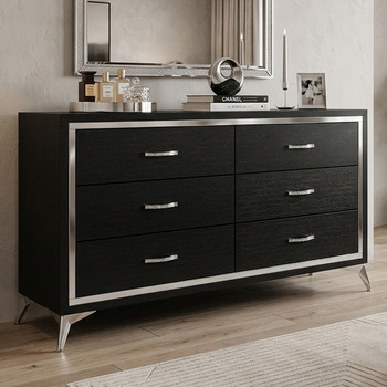 ELEINA Black 58" Wide x 34" Height Dresser