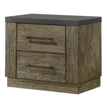 Lance - Nightstand - Tree Bark