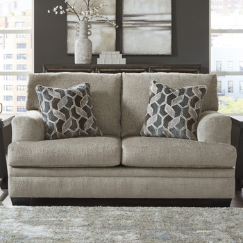 MATHEW Taupe 67" Wide x 39" Height  Loveseat