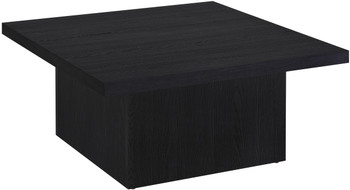 LUCILLE Black 36" x 36" Coffee Table