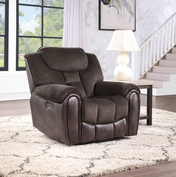 Apollo - Dual Power Recliner - Espresso