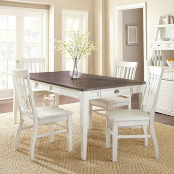 Cayla - Dining Set With Two Tone Table