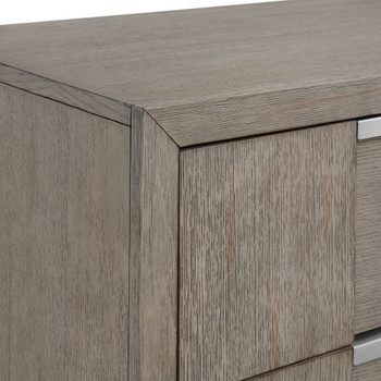 Kelis - 3 Drawer Nightstand With USB - Gray