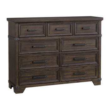 Colorado City - 9-Drawer Dresser - Charcoal