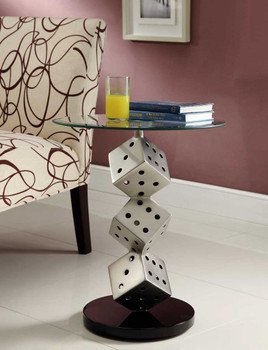 Ben Dize Chrome  Side Table