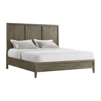 Versailles Contemporary - King Low Footboard And 4 Slats With 8 Support Legs - Gray