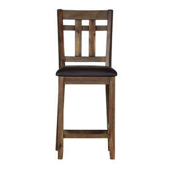 Saranac - Counter Chair - Dark Brown