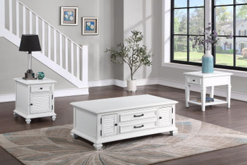 Charlestown - 3 Piece Occasional Table Set (DON'T USE) - White